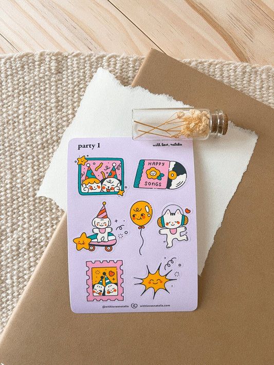Party Sticker Sheet