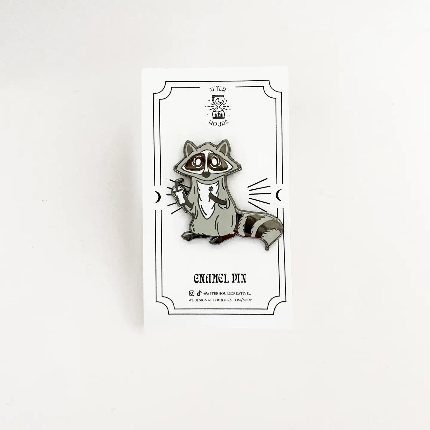 Raccoon Hard Enamel Pin