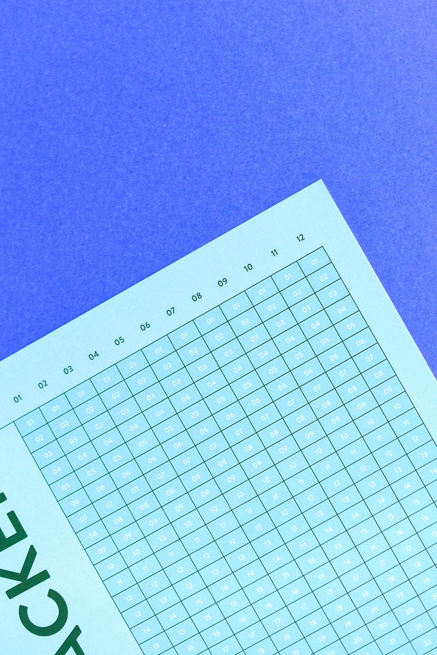 Year - Habit Tracker Poster (Yellow)