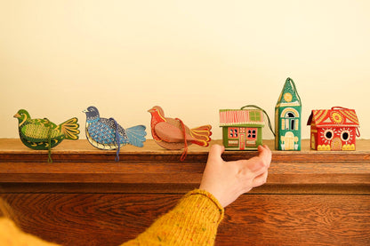 Scottish Bothy Screen-Printed Board Decoration