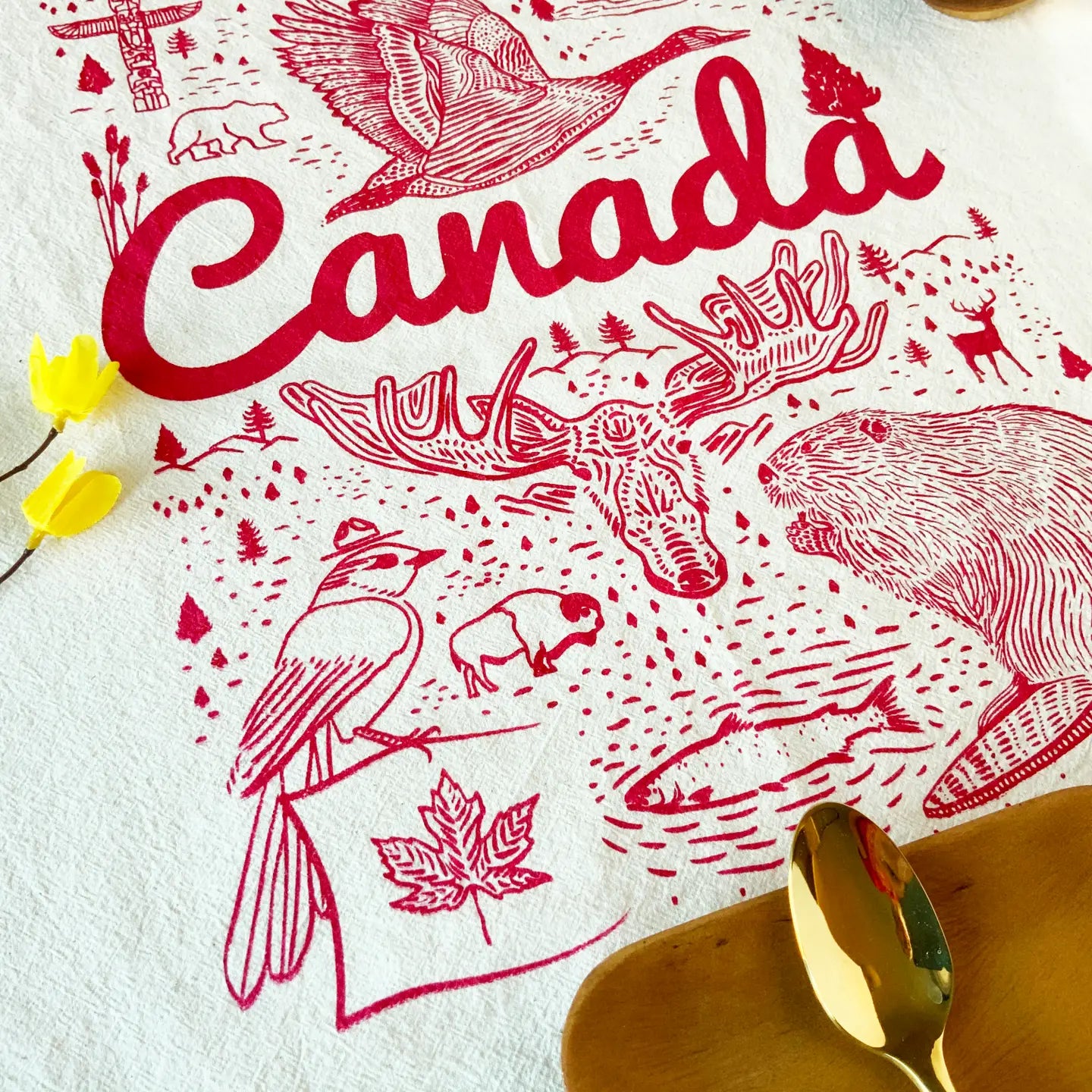 Canada Tea Towel