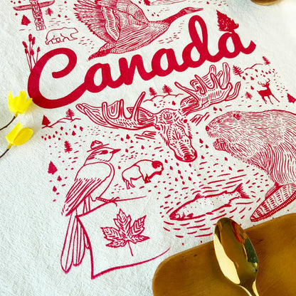 Canada Tea Towel