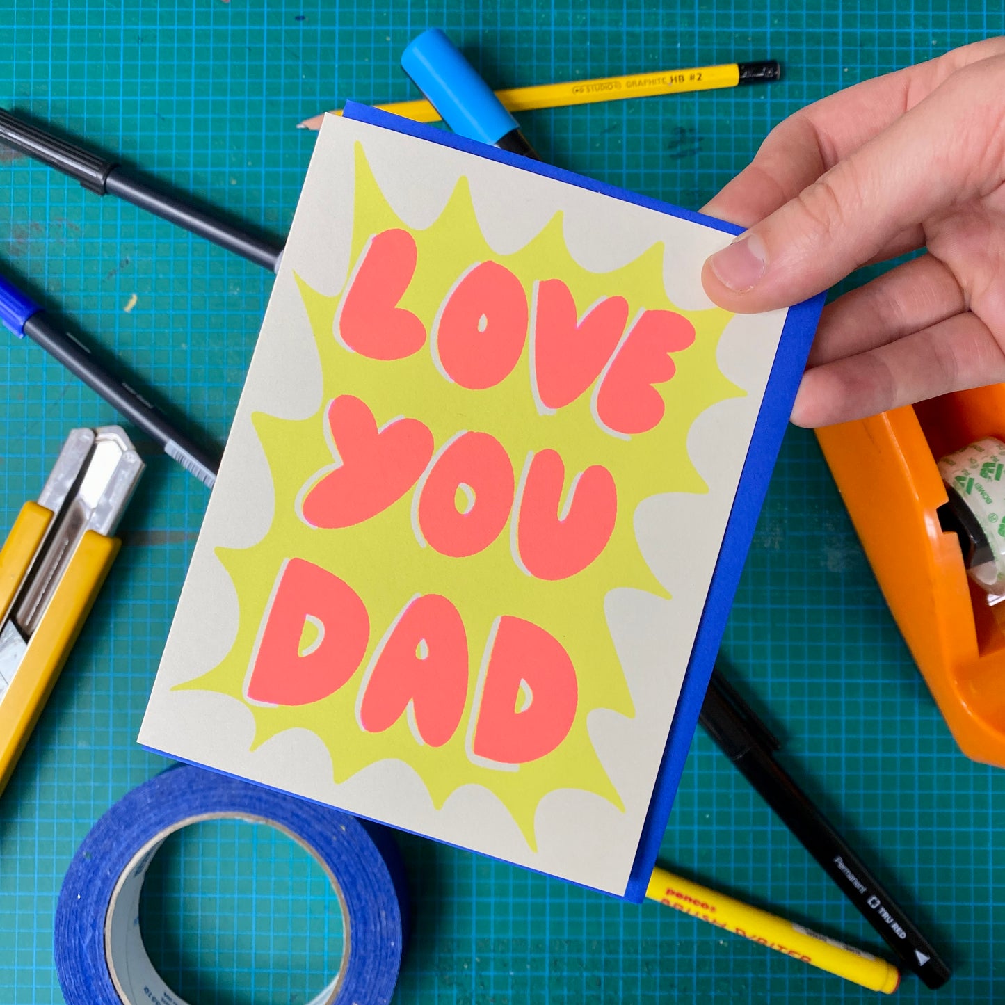 Love You Dad Greeting Card