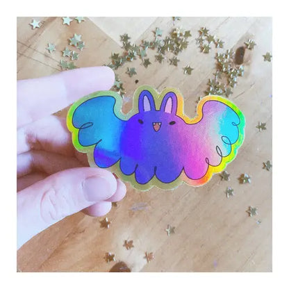 Holographic Bat Sticker