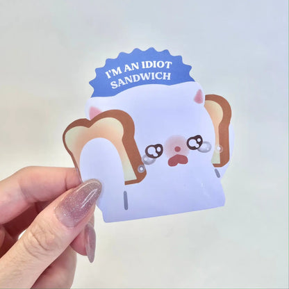 Idiot Sandwich - Vinyl Sticker