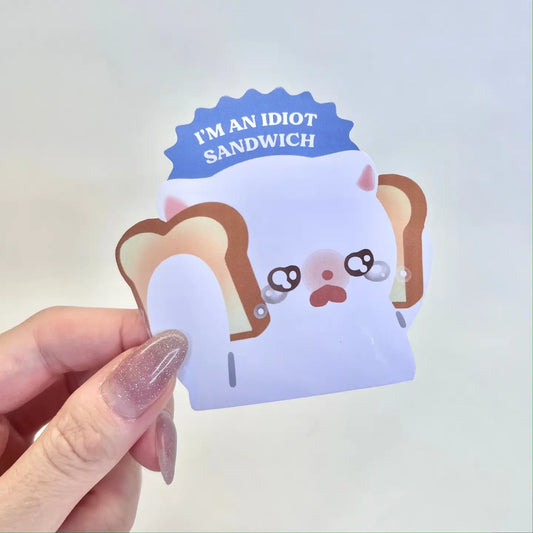 Idiot Sandwich - Vinyl Sticker