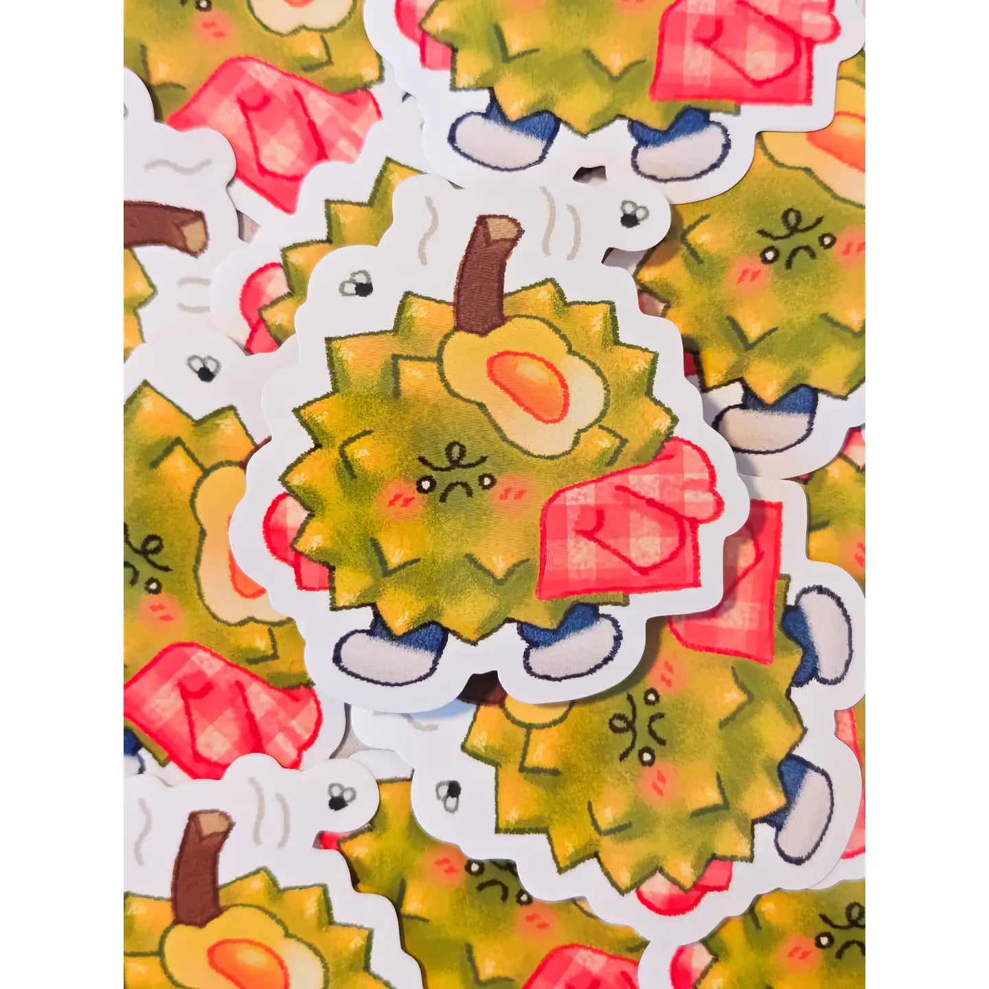 Glossy Stinky Durian Vinyl Sticker