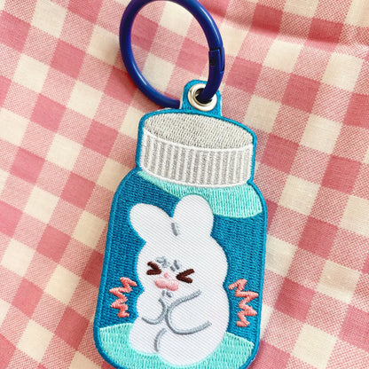 Ibuprofen Gang - Embroidered Keychain