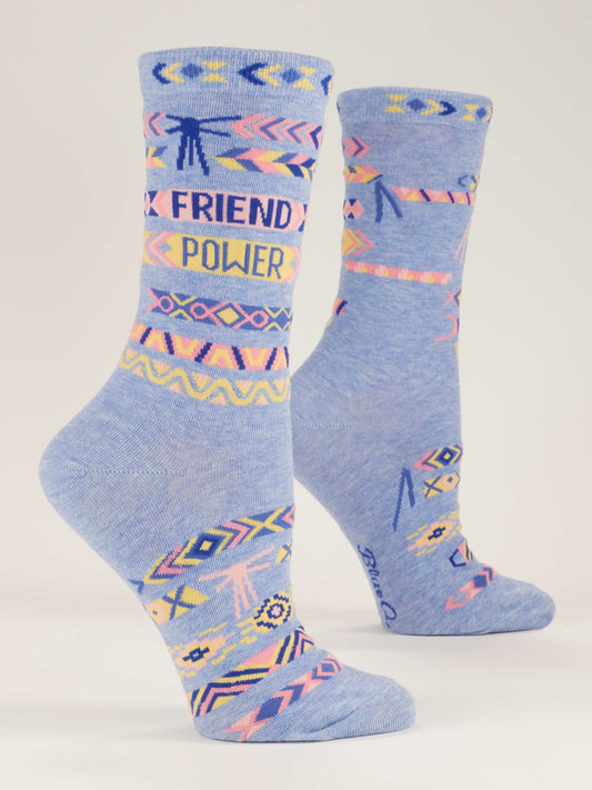 Friend Power Crew Socks - W