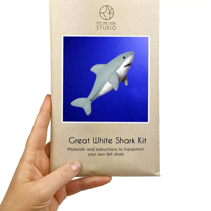 Great White Shark Hand Stitching Felt Kit