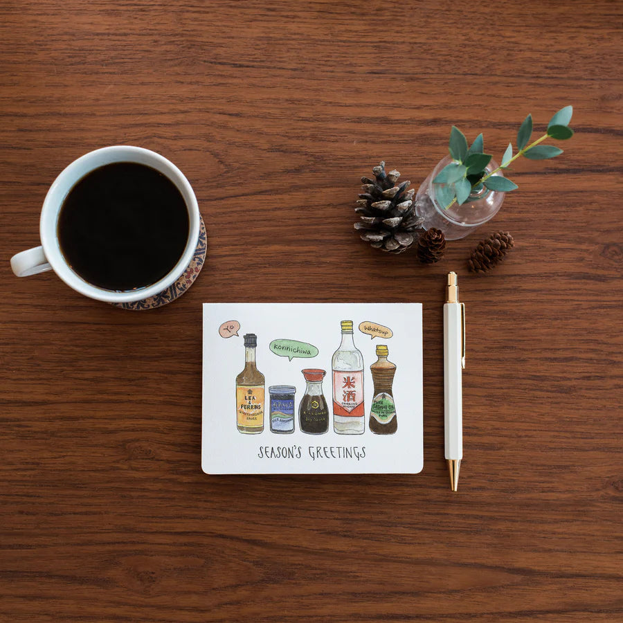 Season's Greetings - Holiday Card Set of 6