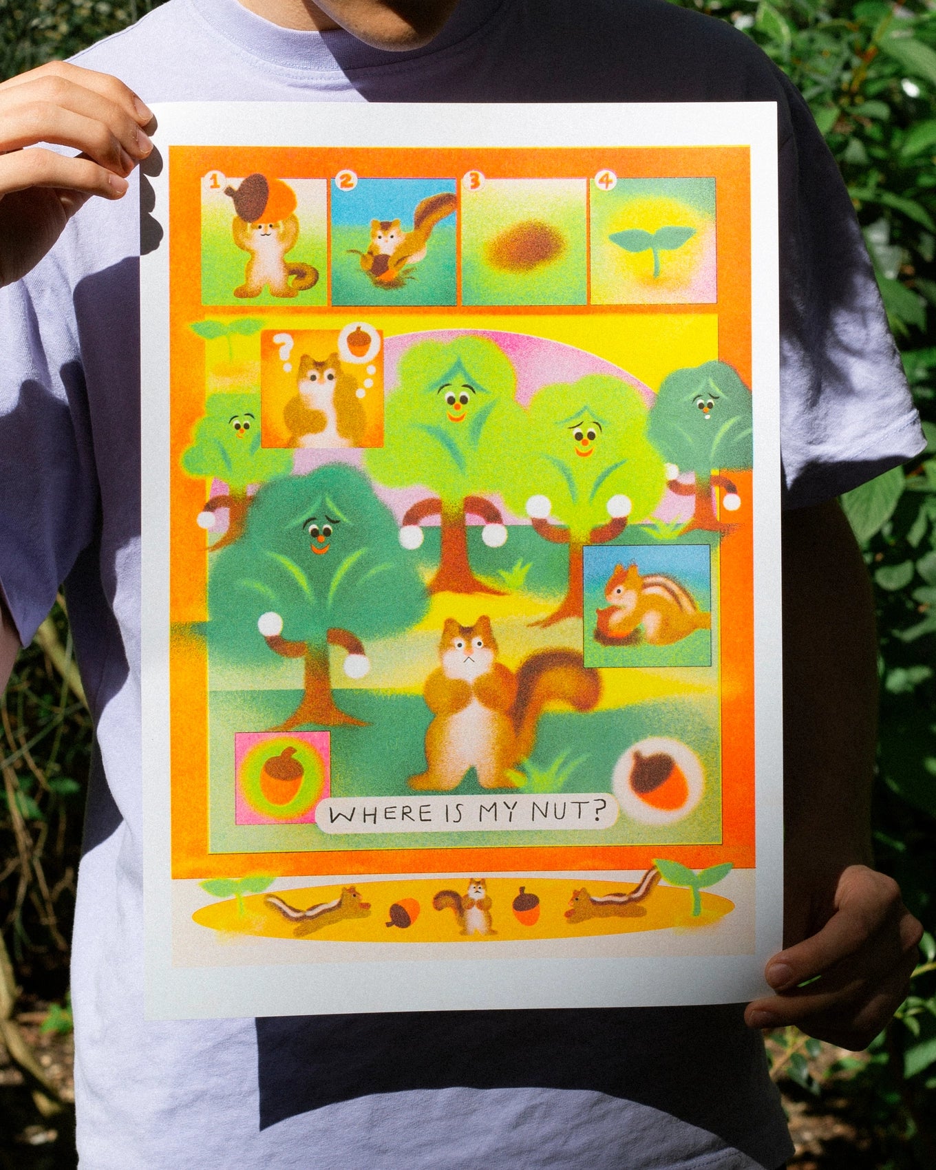 The Little Gardener - Poster A3 - Zoey Kim