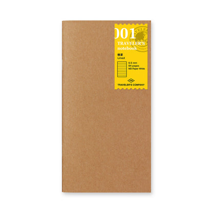 TRAVELER'S notebook 001 Lined Notebook