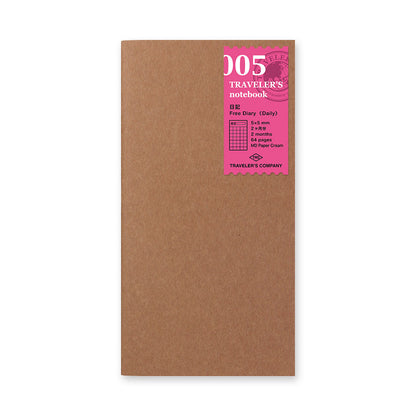 TRAVELER'S notebook 005 Free Diary