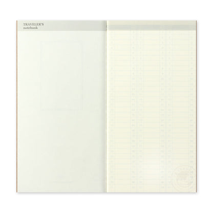 TRAVELER'S notebook 018 Free Diary (Weekly Vertical)