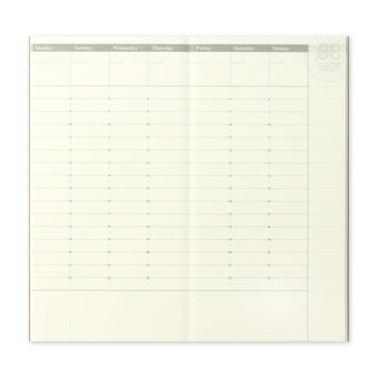 TRAVELER'S notebook 018 Free Diary (Weekly Vertical)