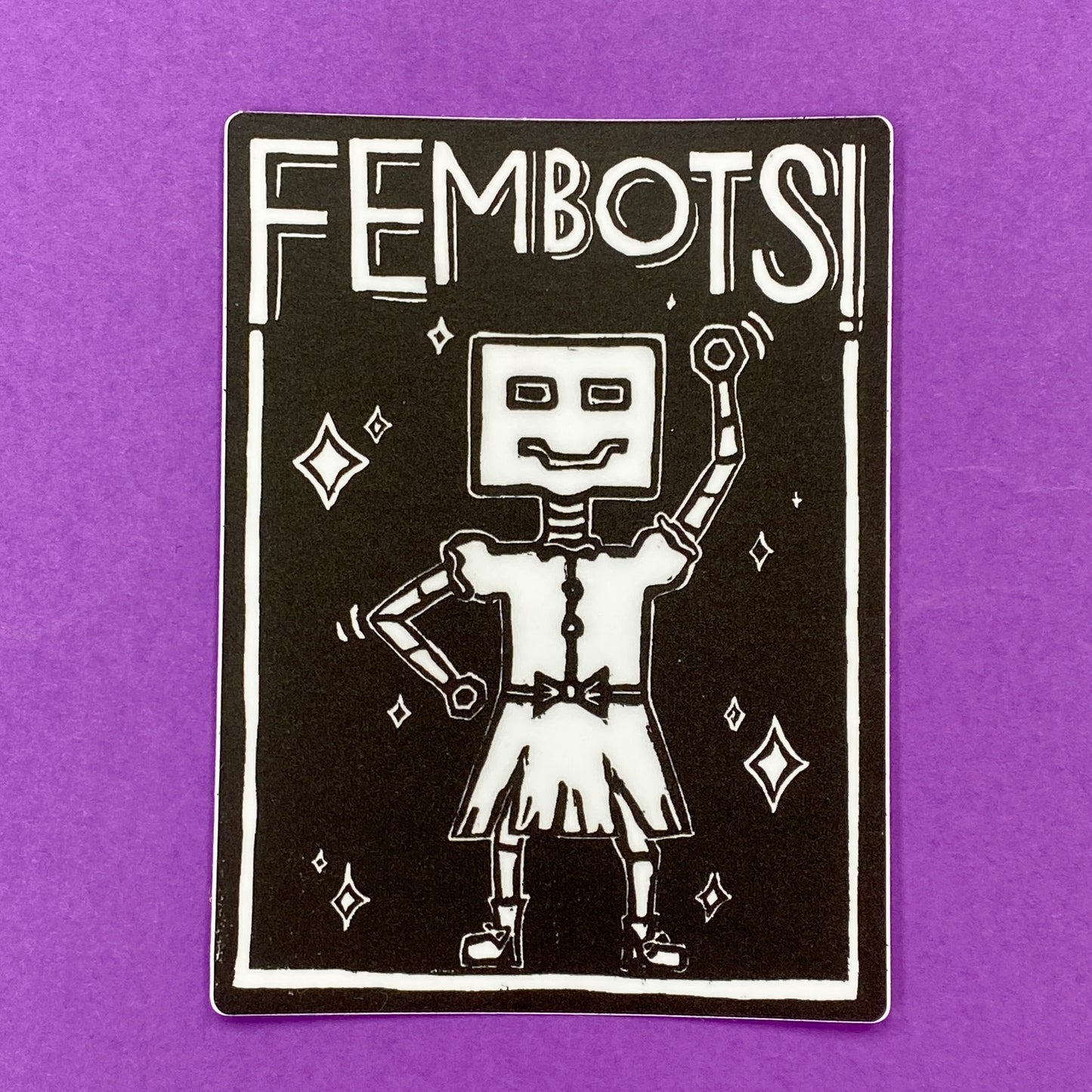 Fembots Vinyl Sticker