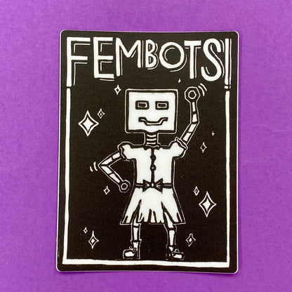 Fembots Vinyl Sticker
