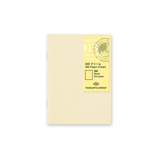 TRAVELER'S notebook 013 MD Paper Cream (Passport Size)