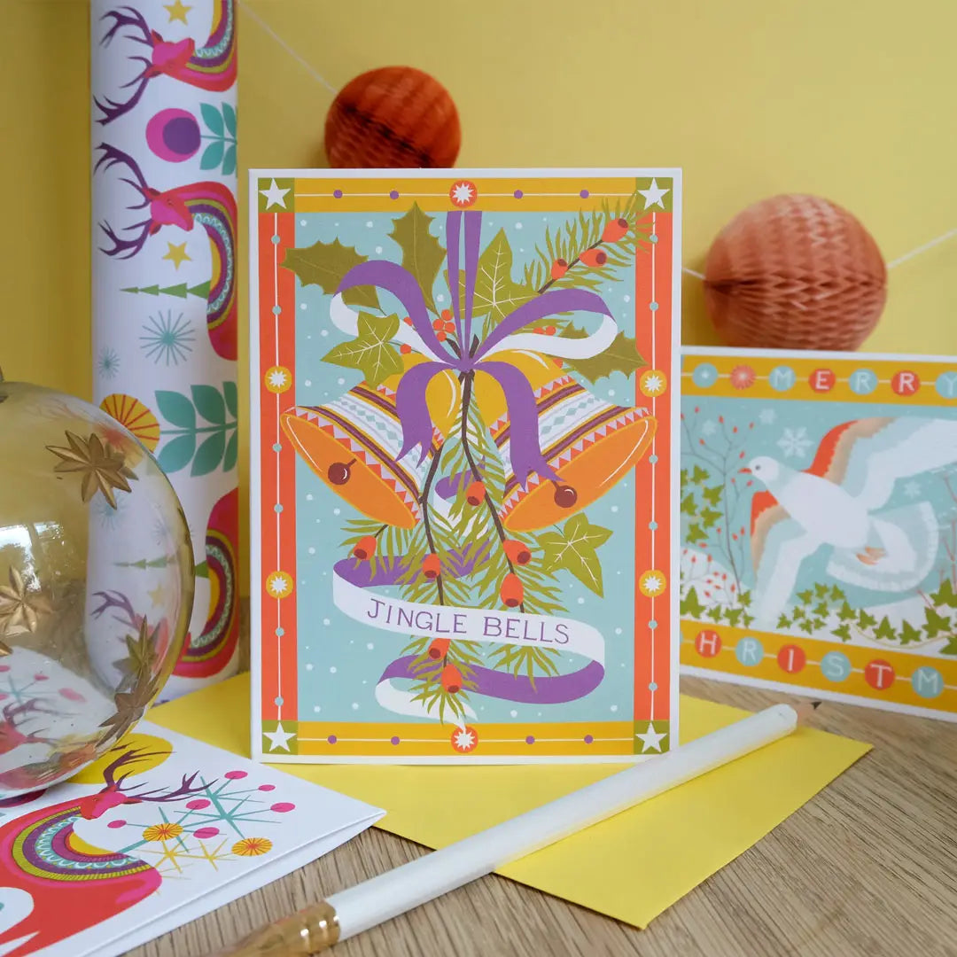 Jingle Bells Greeting Card