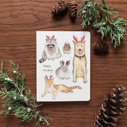 Holiday Antlers - Card Set of 6