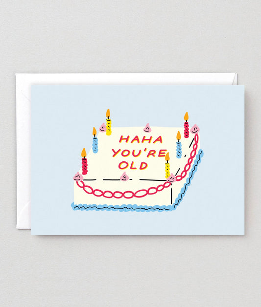 Haha Cake - Greetings Card