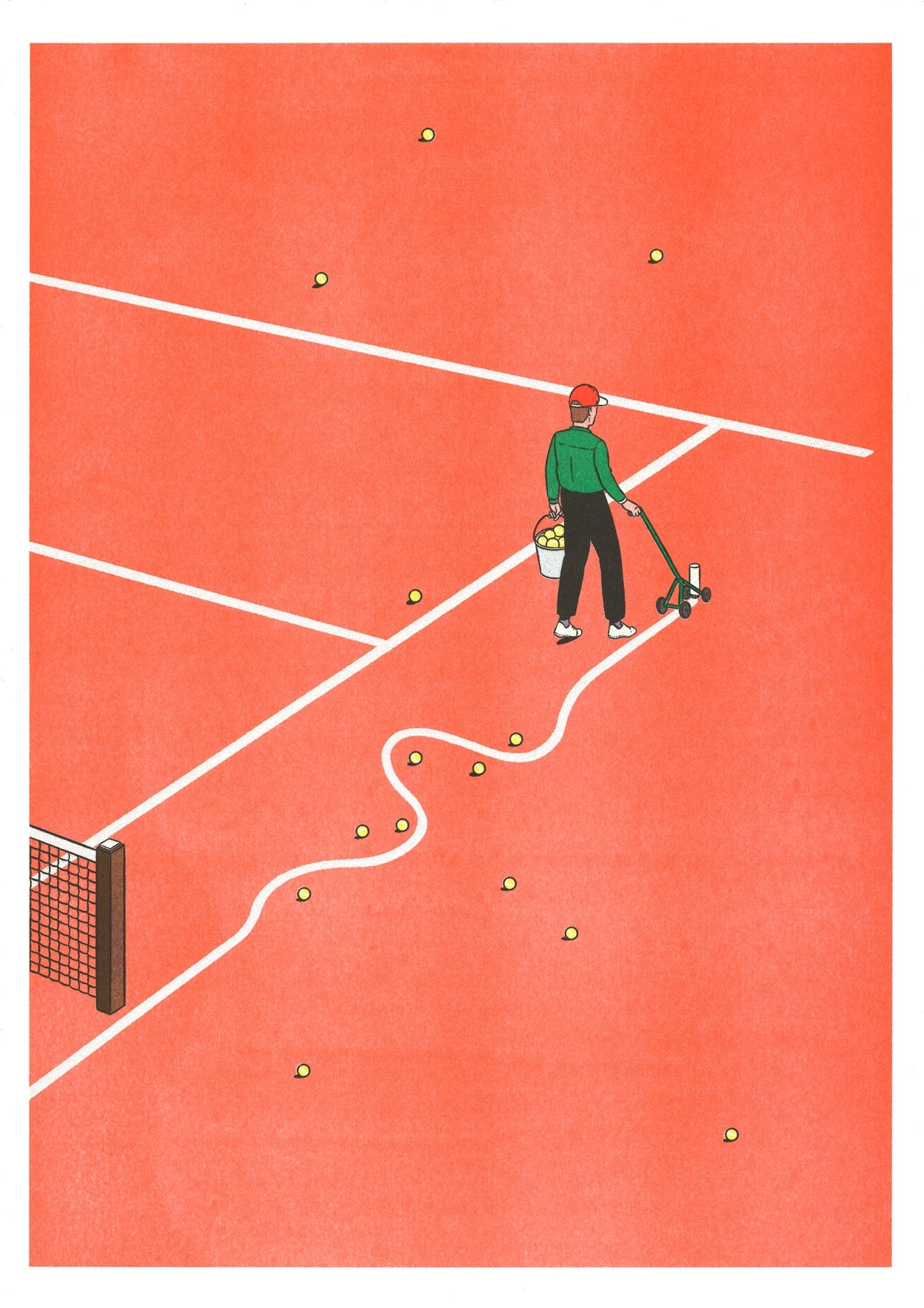 Roland-Garros Poster by Simon Bailly