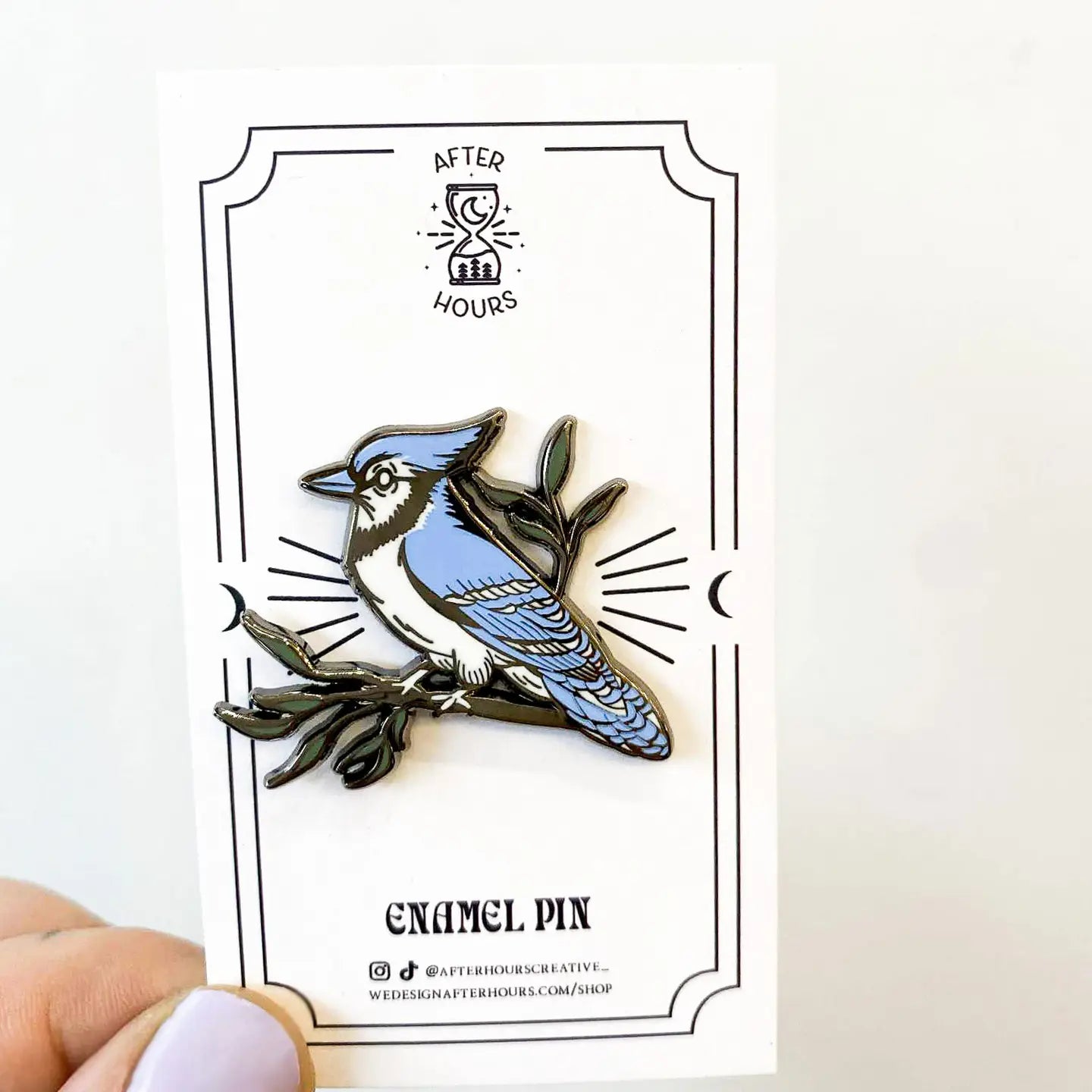 Blue Jay Hard Enamel Pin