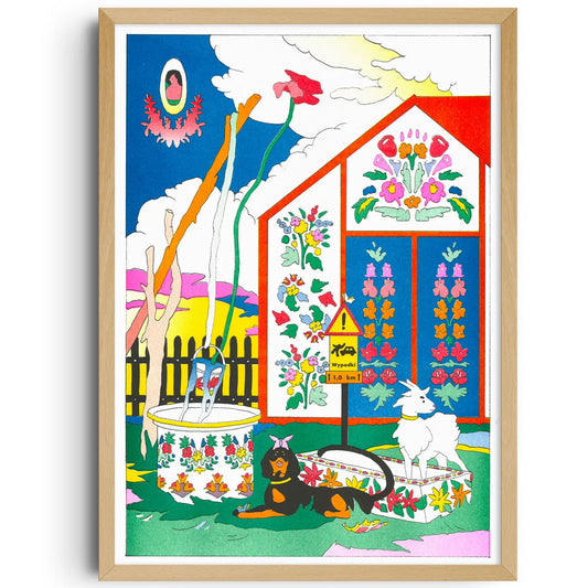 Nowhere in Poland by Abwu Risograph A3 Print