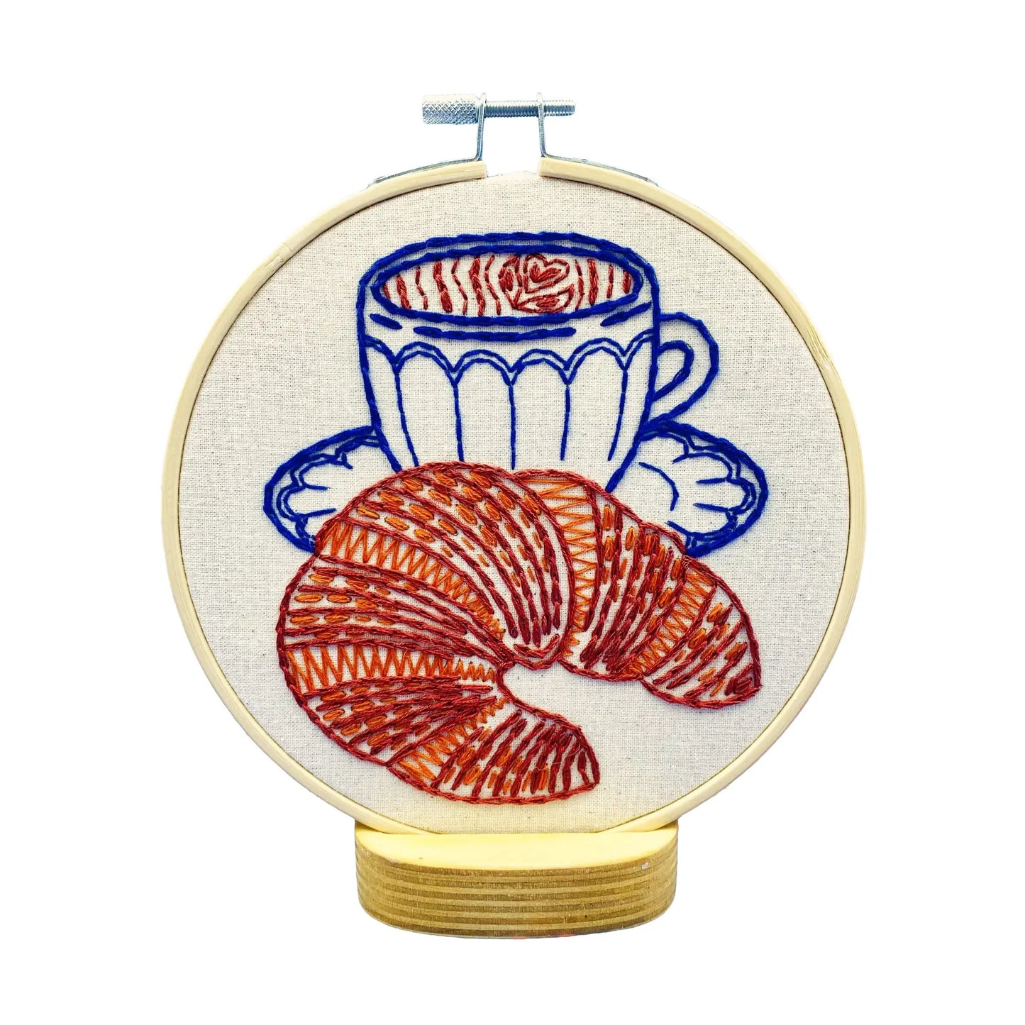 Croissant Complete Embroidery Kit