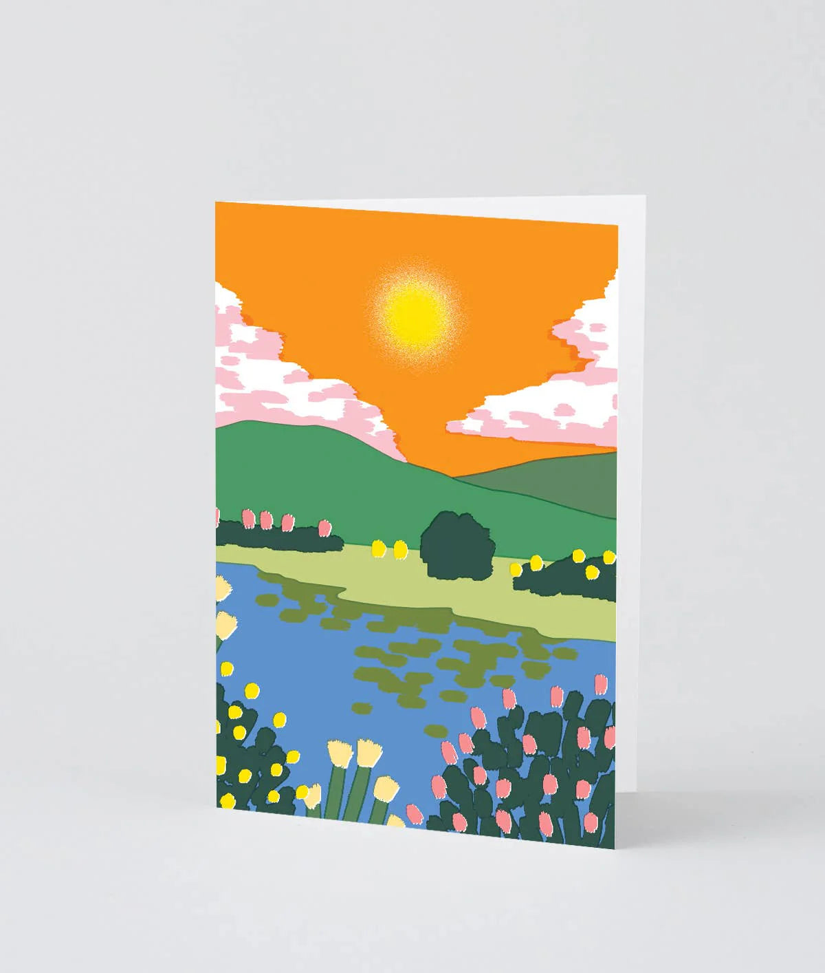 Sunset Art - Greeting Card