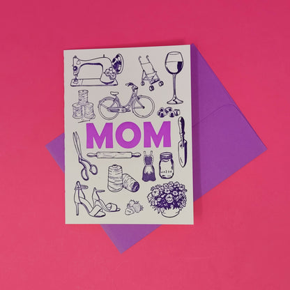 Mom Stuff Greeting Card