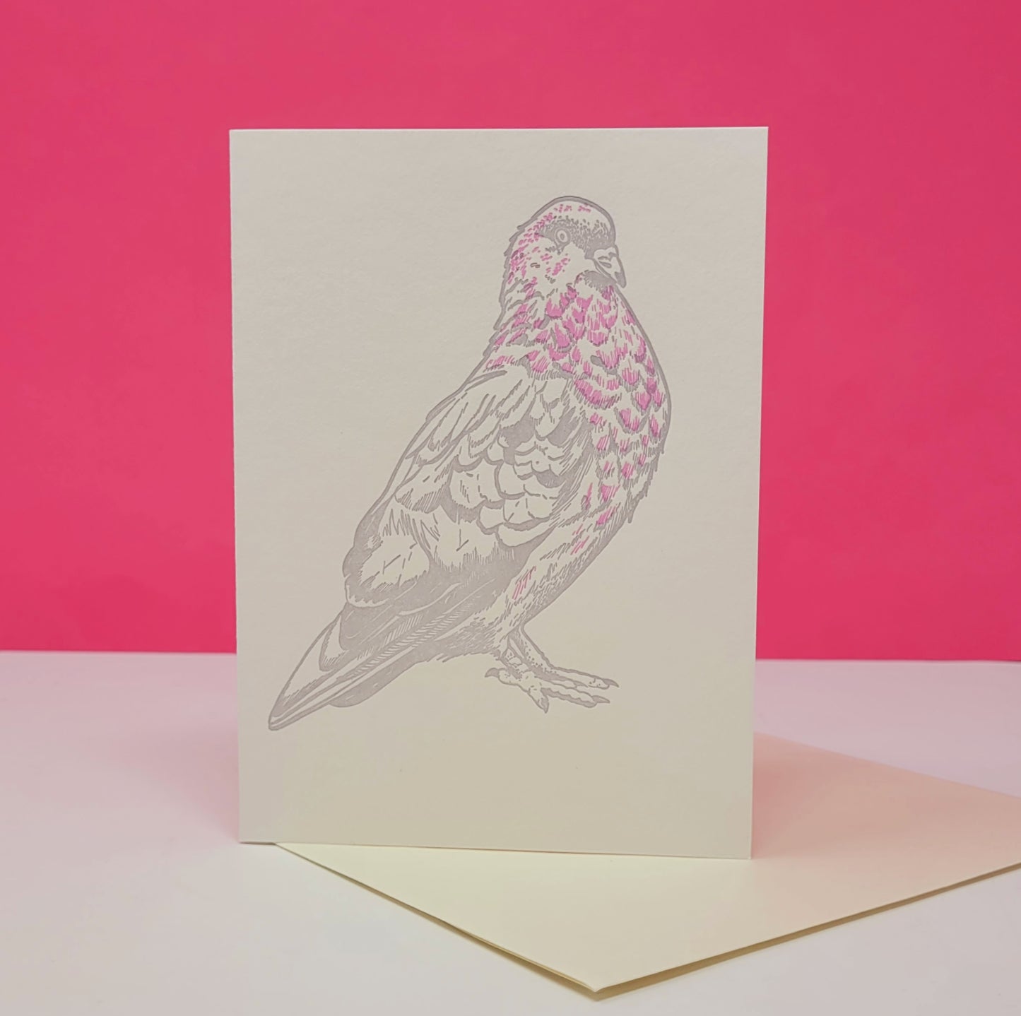 King Pigeon Greeting Card