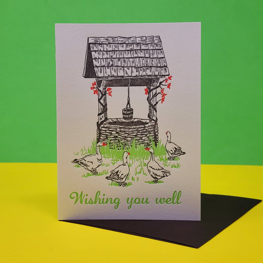 Wishing Well Greeting Card