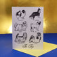 Toy Dogs Greeting Card