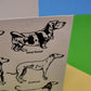 Hound Dogs Greeting Card