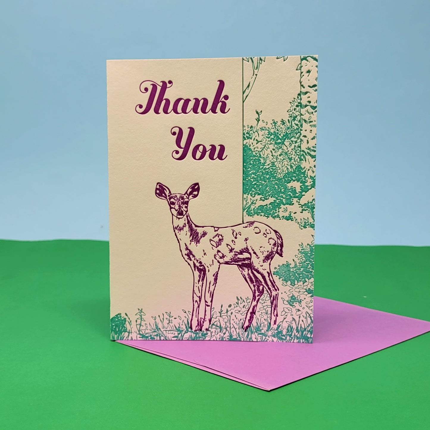 Deer Thank You Greeting Card