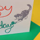 Birthday Kitty Greeting Card