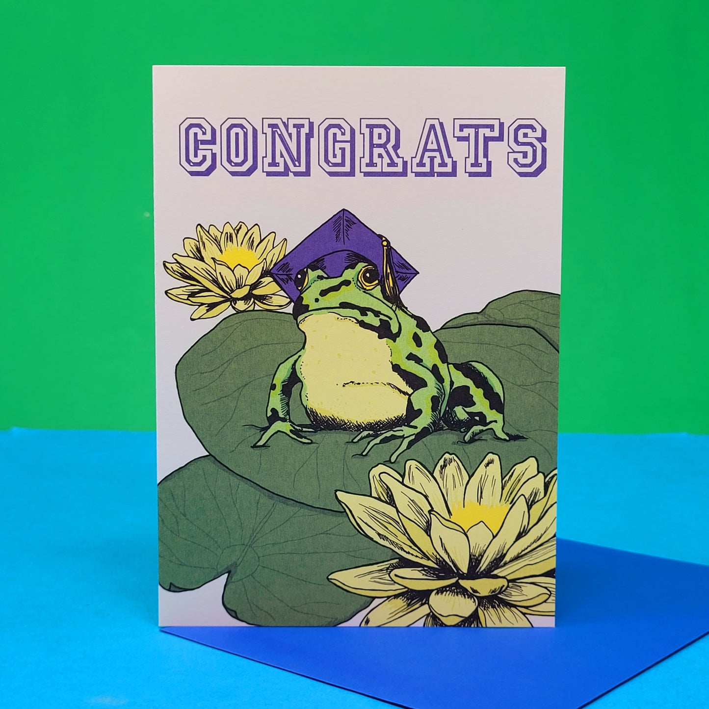 Frog Congrats Greeting Card