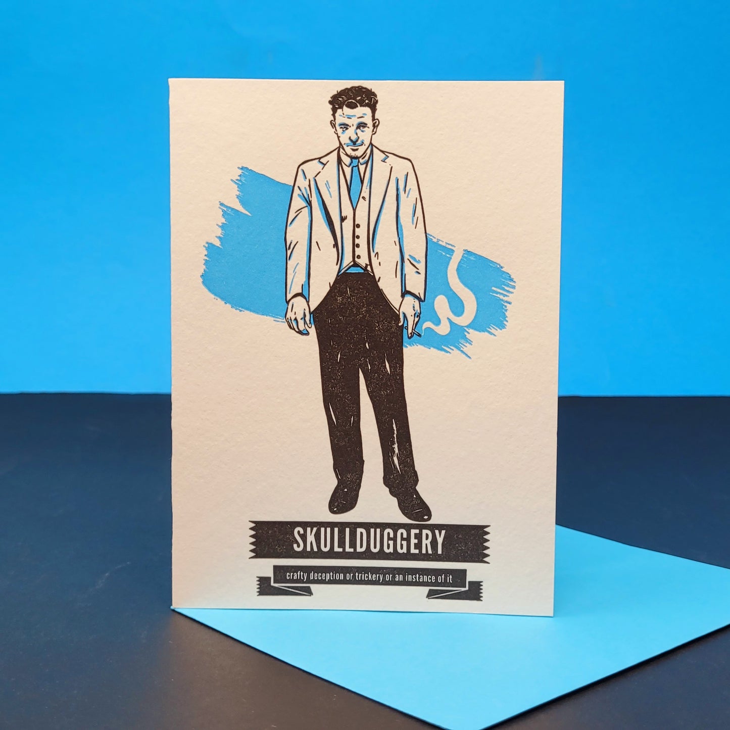 Troublemakers Skullduggery Greeting Card