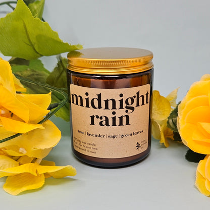 Midnight Rain - Soy Wax Candle