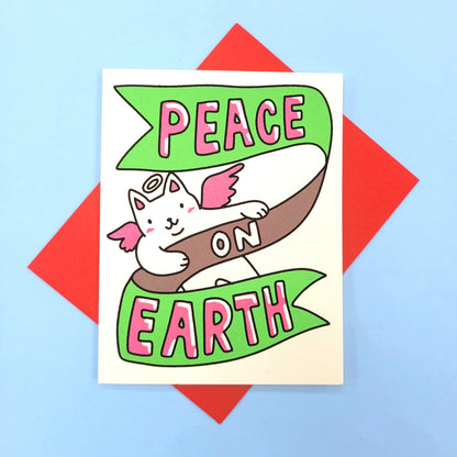 Peace On Earth Holiday Greeting Card
