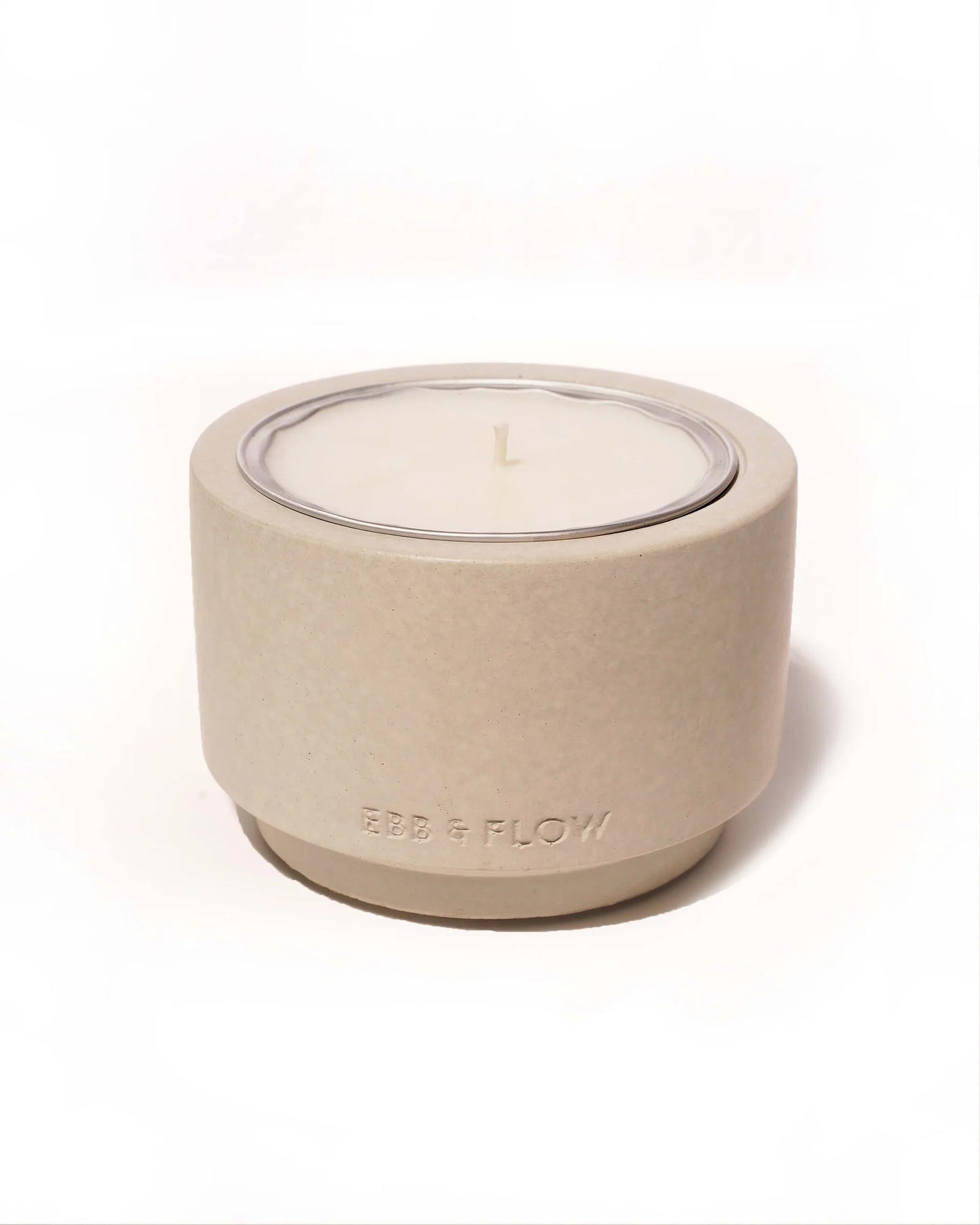 Orchard Peach & Palmarosa Refillable Concrete Candle