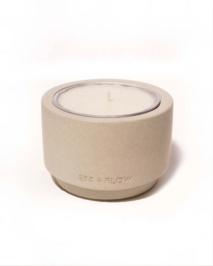 Orchard Peach & Palmarosa Refillable Concrete Candle