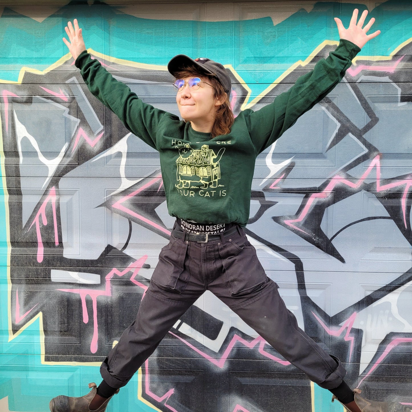 Home is Where Your Cat Is Crew Neck