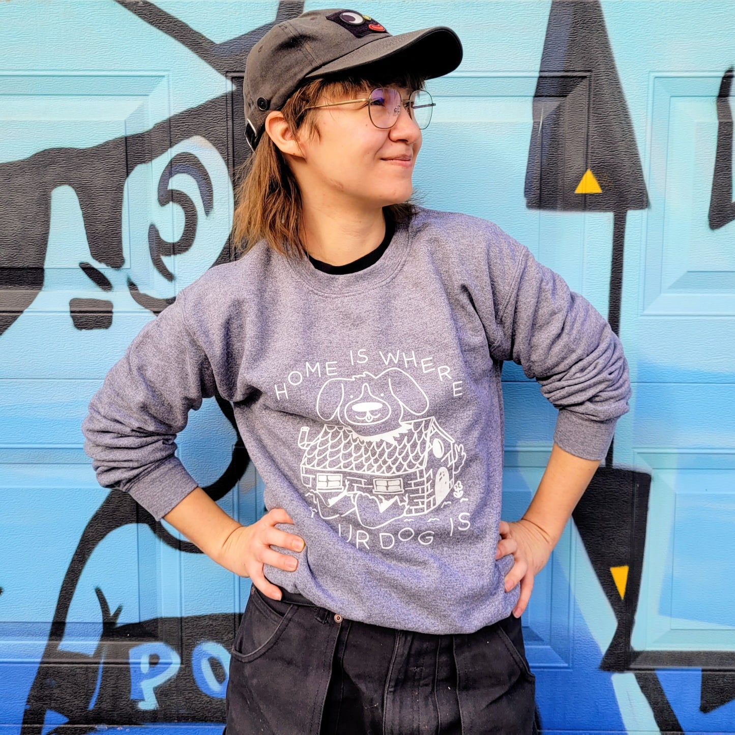 Home is Where Your Dog Is Crew Neck