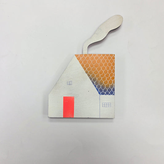 Wooden House Wall Hanging