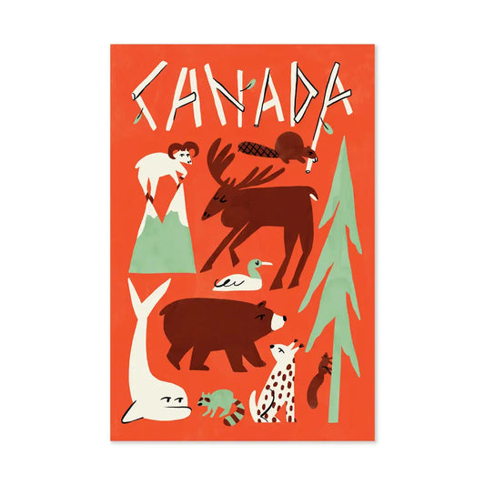 Nature Wildlife Canada Postcard