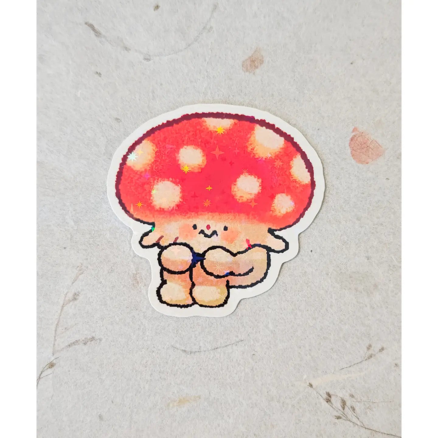 Holographic Fungi Vinyl Sticker