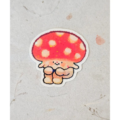 Holographic Fungi Vinyl Sticker
